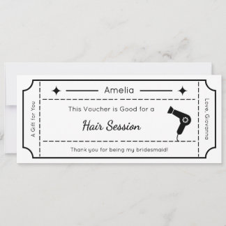 Voucher de Presente, Cartão de Presente Personaliz