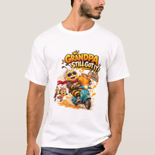 Vovô Ainda Tem – Camiseta Divertida da Família Abe