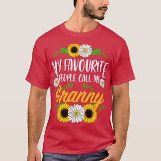 Vovó Camisa Minhas Pessoas Favoritas Me Chamam De