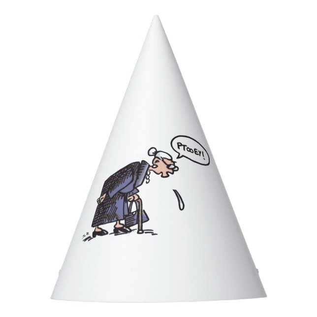 Vovó cuspindo chapéus de festa! (Frente)