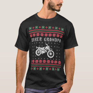 Vovô de Biker - Suéter de Natal Feio