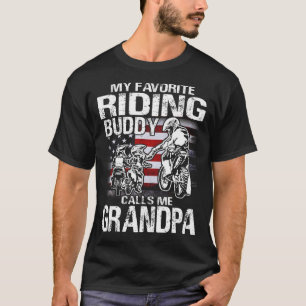 Vovô de motocicleta camisa meu amigo itinerante fa