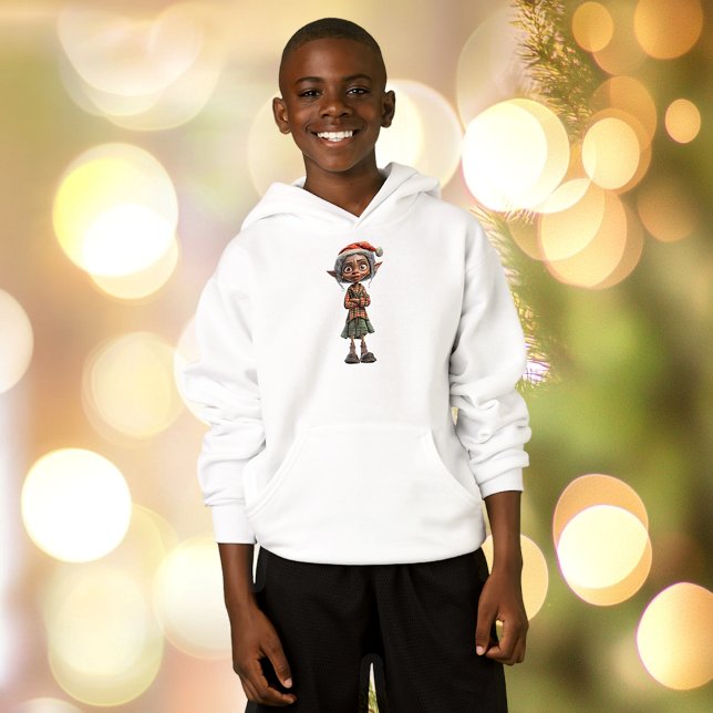 Vovó de Natal, Hoodie do Elf Boy (Criador carregado)