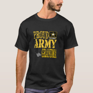 Vovó do Exército Orgulhoso Camisa do Orgulho Milit