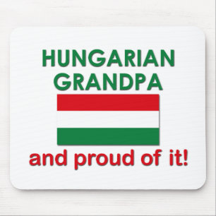 Vovô húngaro orgulhoso Mousepad