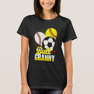 Vovó Ll Vende Camisa de Futebol Macia Engraçada Na