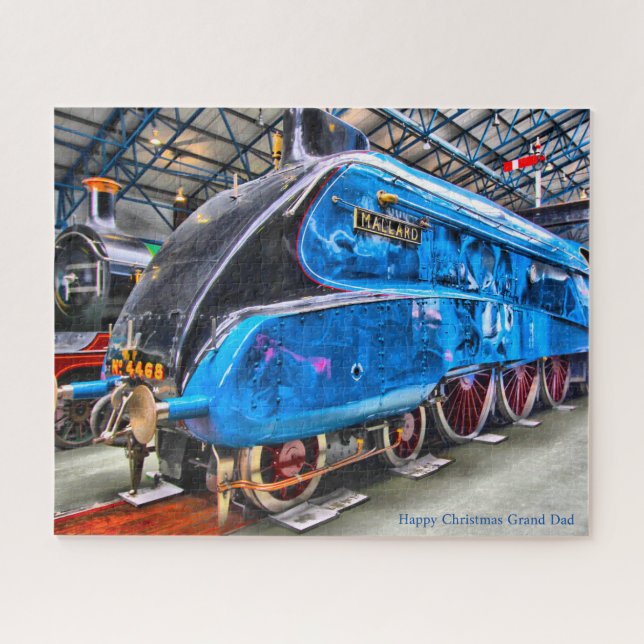 Vovô Natal. Quebra-cabeça de serra (Horizontal)