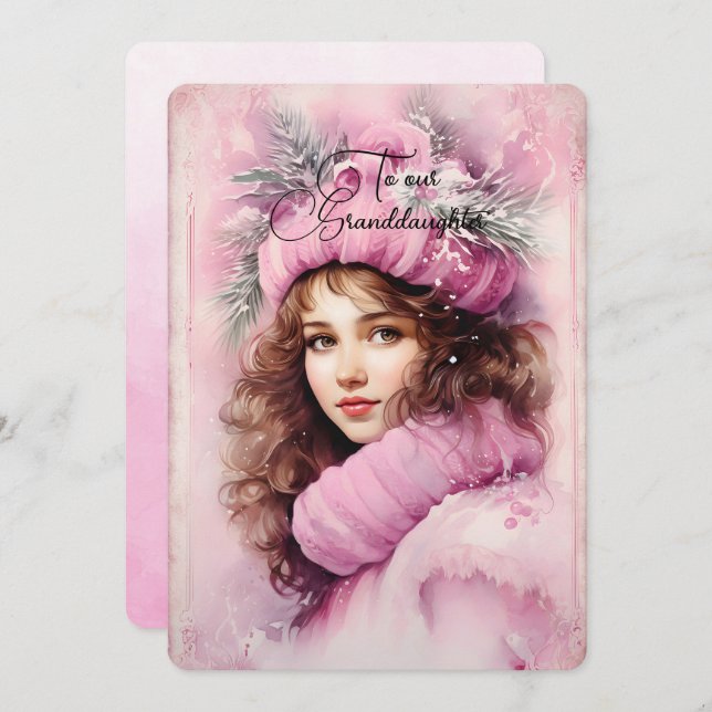 Vovó Negra Garota Negra Desejo de Natal (Frente/Verso)