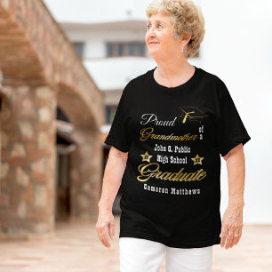 Vovó orgulhosa do Formando de graduação