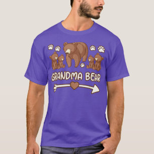 vovó urso 4 camisas, camisa de vovó de urso
