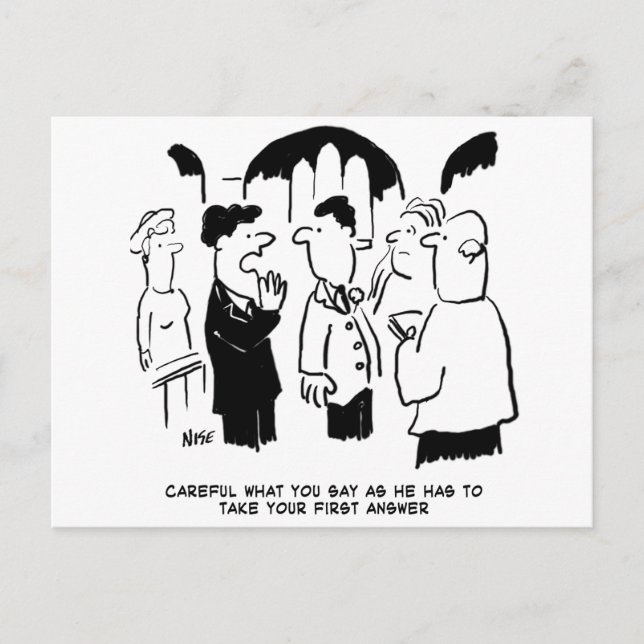 Vows de casamento - Cartão postal de primeira resp (Frente)