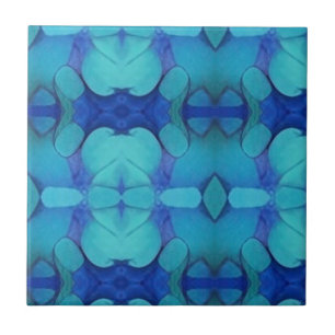Voz do gatinho aqua-design, geométrica do mosaico