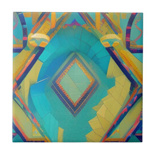 vozes de gatinho de mosaico marroquino abstrato tu