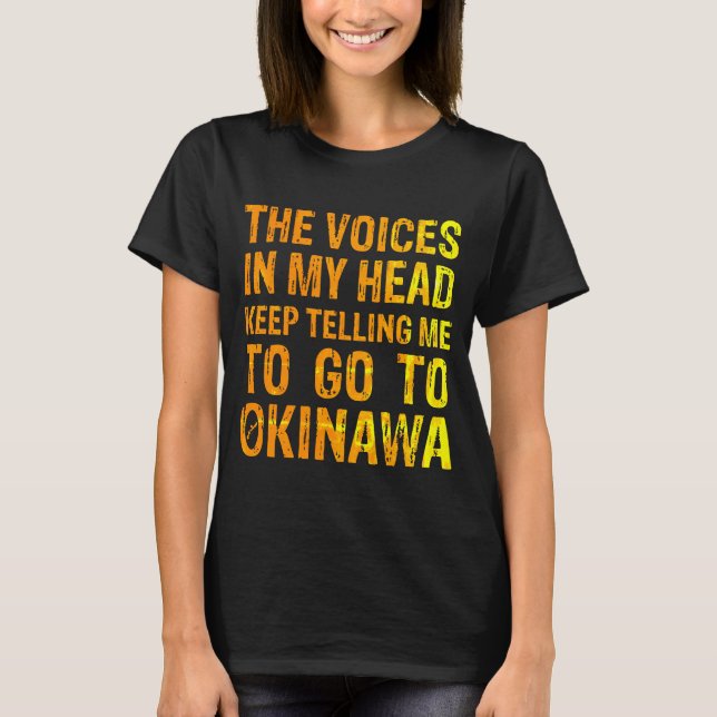 Vozes Para Camiseta De Okinawa (Frente)