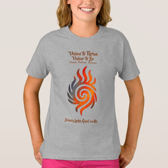 VTVB-BRAVERY1-T - Camiseta (Frente)