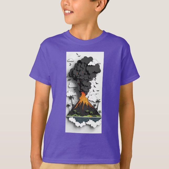 Vulcão de camiseta (Frente)