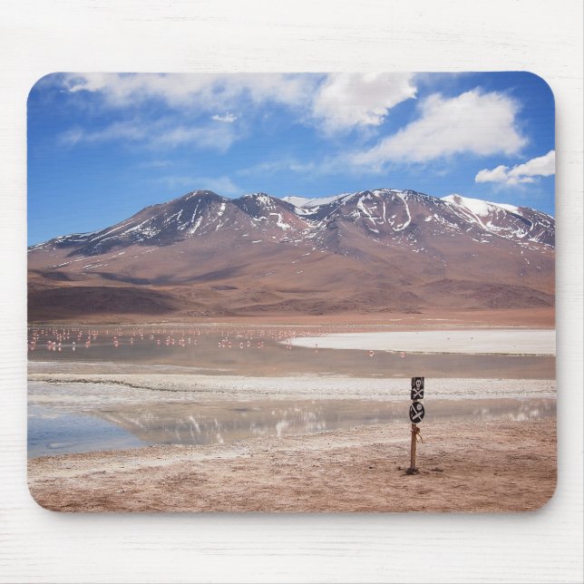 Vulcão em um mousepad da paisagem de Altiplano (Frente)