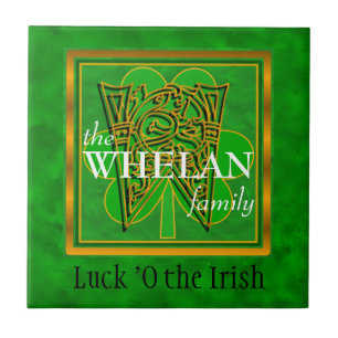W Azulejo "Sorte da Família Irlandesa" do Monogra