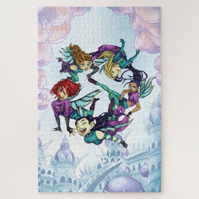 W.i.t.c.h. über Kandrakar quebra-cabeça (Vertical)