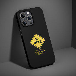 W rizz US warning sign Meme Funny Quote