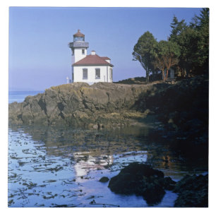 WA, Ilha de San Juan, farol de Lime Kiln