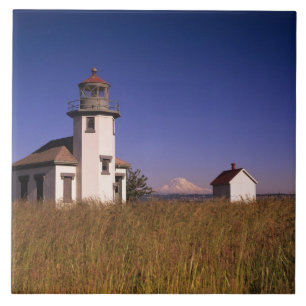 WA, Ilha Maury, Lighthouse Point Robinson,
