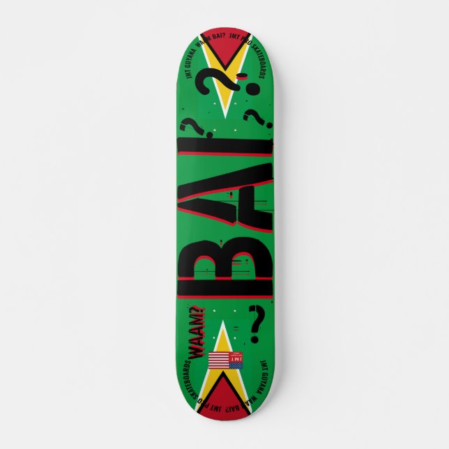 WAAM BAI? JMT GUYANA 7, 3/4", skateboard Deck (Frente)