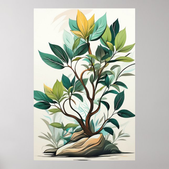 Wabi-Sabi Art Poster (Frente)