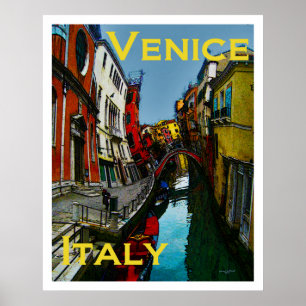 Wacky Travel Posters - Venice Italy