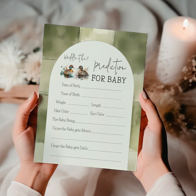 Waddle É Mallard Duck Gênero Pé Previsão (Criador carregado)