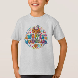 Waffle Wonderland – Camiseta Sonho de Café da Manh
