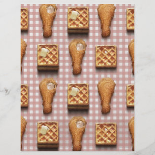 waffles de frango gingham