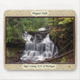 Wagner Falls enquadrado no Mousepad