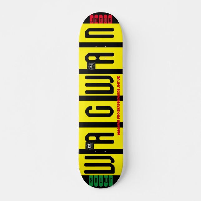 WAGWAN JMT UK 7, 3/4", skateboard Deck (Frente)