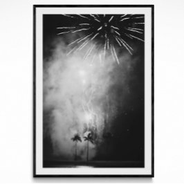 Waikiki Fireworks Poster