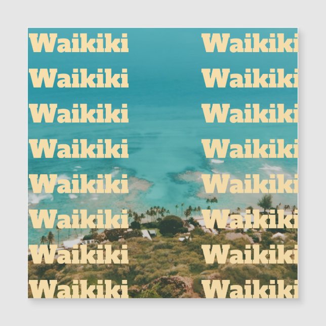 Waikiki, Honolulu, Oahu, Havaí (Frente)