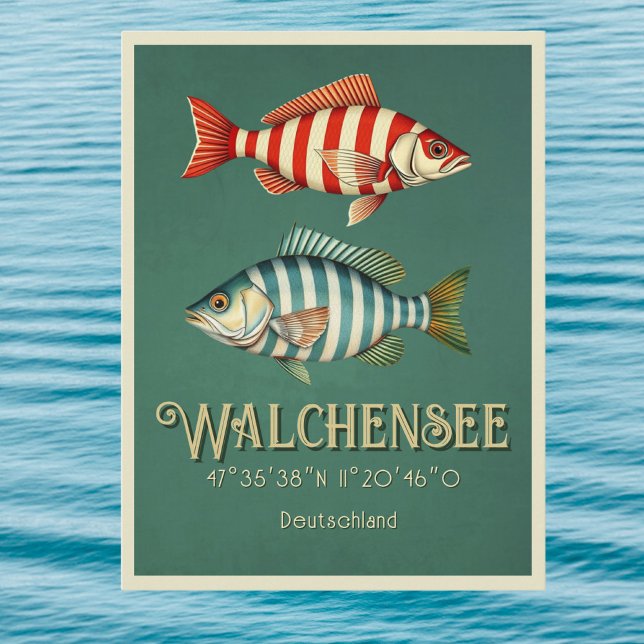Walchensee Lake Walchen Alemanha — Cartão postal (Criador carregado)