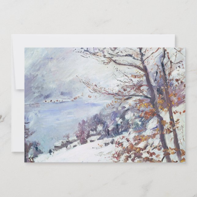 Walchensee no inverno | Lovis Corinth (Frente)