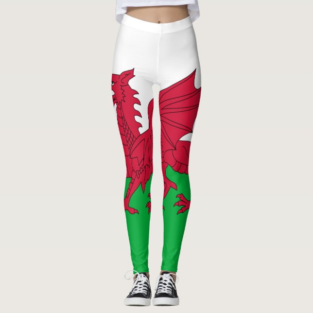 Wales flag Leggings (Frente)