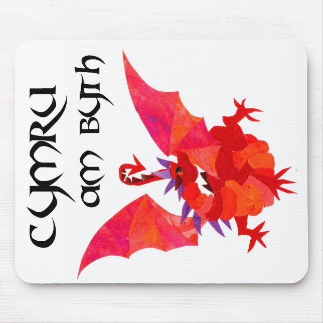 'Wales Forever!' Mousepad (Frente)