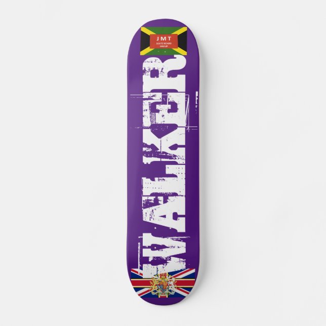 WALKER OFFICIAL UK skateboard (Frente)