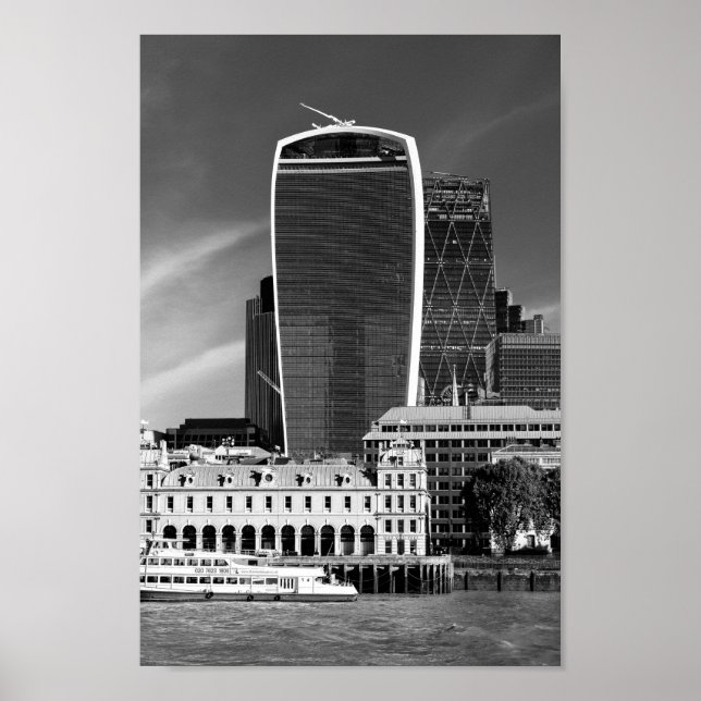 Walkie Talkie, Londres, Reino Unido, Impressão de  (Frente)