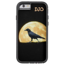 Walking Crow and Super Full Moon