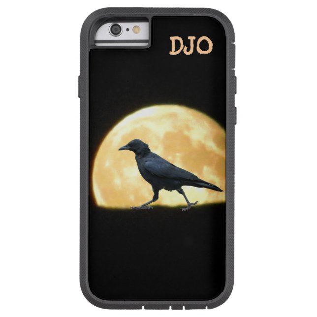 Walking Crow and Super Full Moon (Verso)