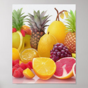 Wall Art Exotic fruta poster