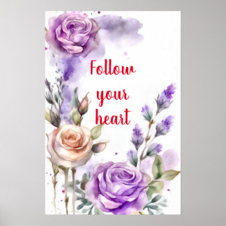 Wall Art Motivation Watercolor Poster 8