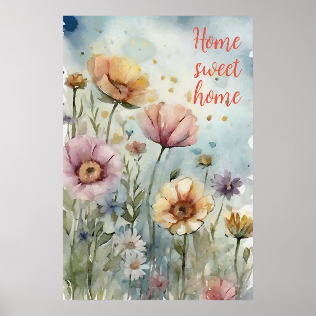Wall Art Motivational Watercolor Poster 21 (Frente)