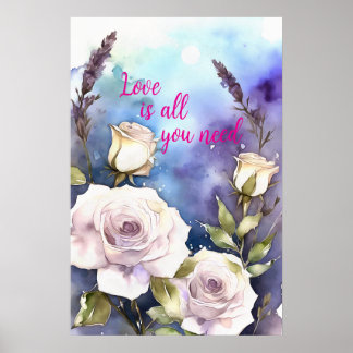 Wall Art Motivational Watercolor Poster 82