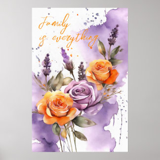 Wall Art Motivational Watercolor Poster 86