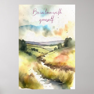 Wall Art Motivational Watercolor Poster 92